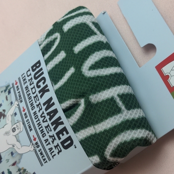 Buck Naked Ho Ho Ho Performance Pattern Boxer Briefs size 2XL - Picture 2 of 5